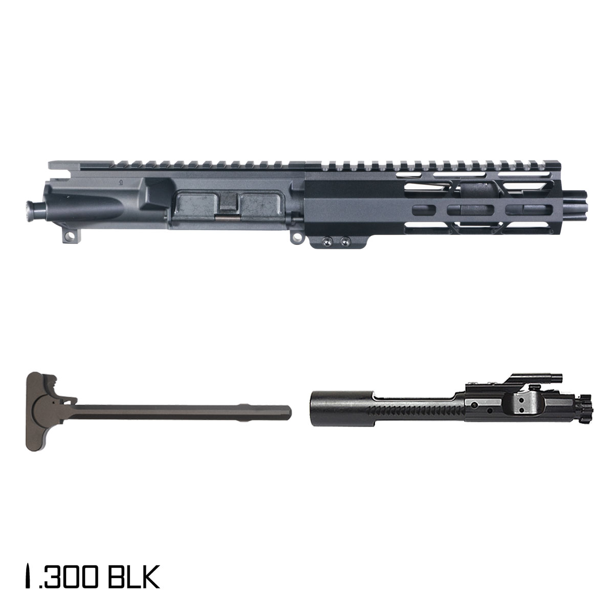 Davidson Defense Forsaken Void 6-inch Pistol-Gas 1:7 .300 BLK AR-15 Freefloat M-Lok Handguard Pistol Complete Upper Build