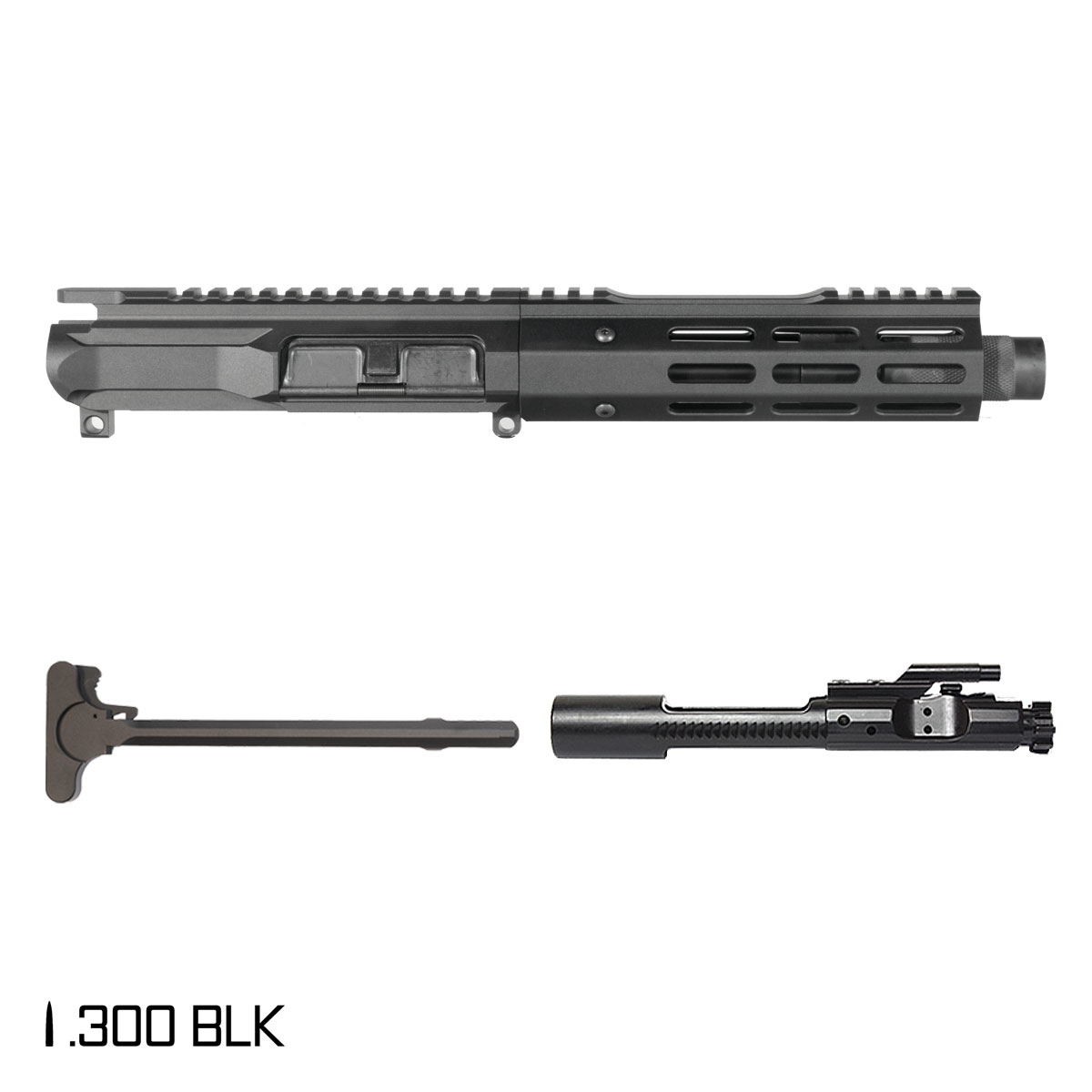 Davidson Defense Ronin Competition 6-inch Pistol-Gas 1:7 .300 BLK AR-15 Freefloat M-Lok Handguard Pistol Complete Upper Build