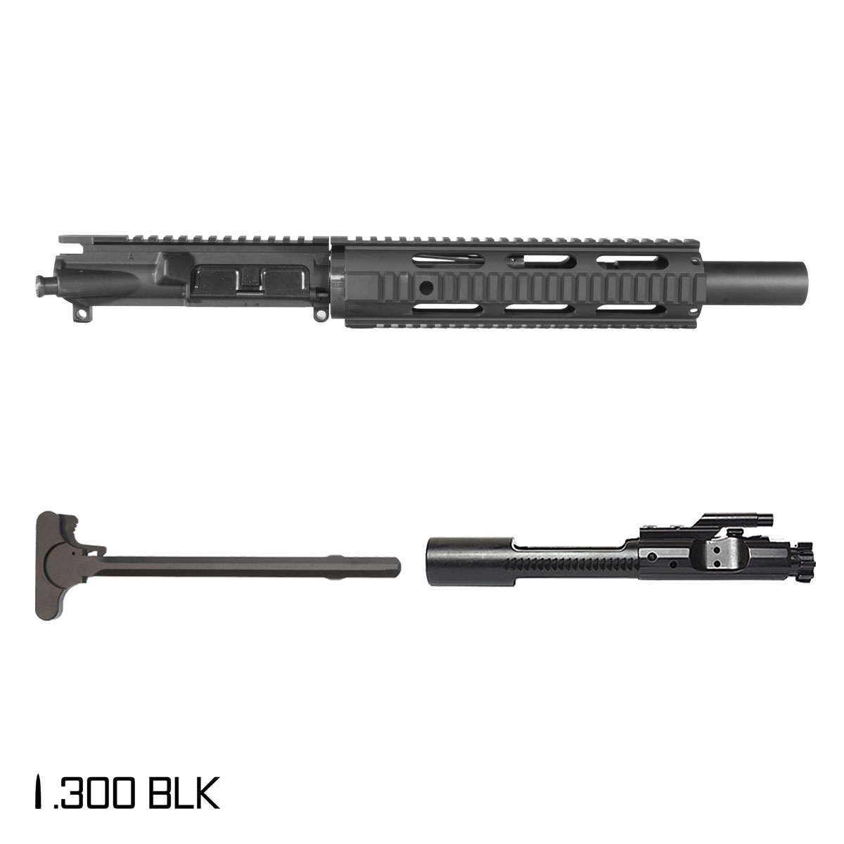 Davidson Defense Enterprise 7.5-inch Pistol-Gas 1:8 .300 BLK AR-15 Freefloat Quad-Rail Handguard Pistol Complete Upper Build