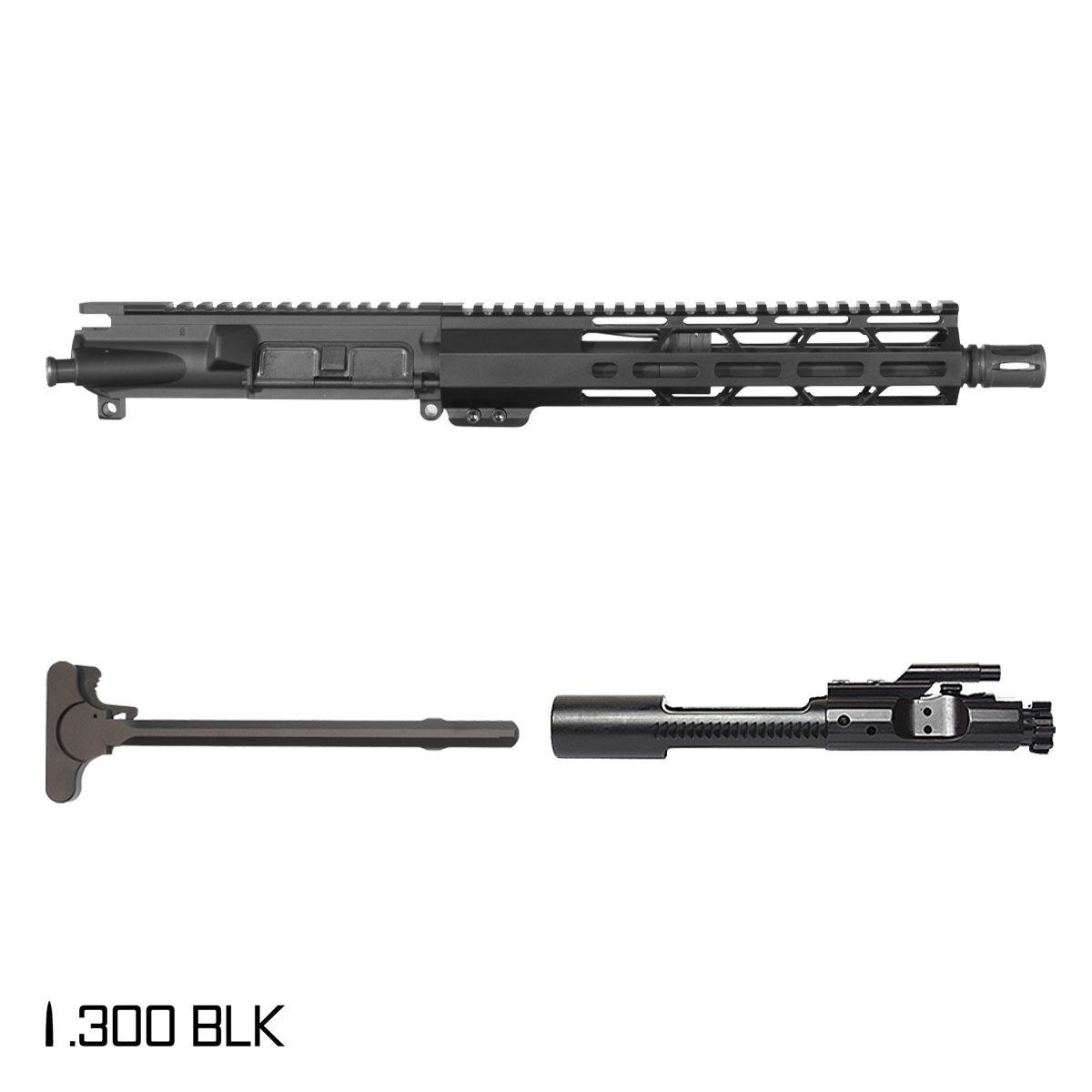 Davidson Defense Marauder 10.5-inch Pistol-Gas 1:8 .300 BLK AR-15 Freefloat M-Lok Handguard Pistol Complete Upper Build