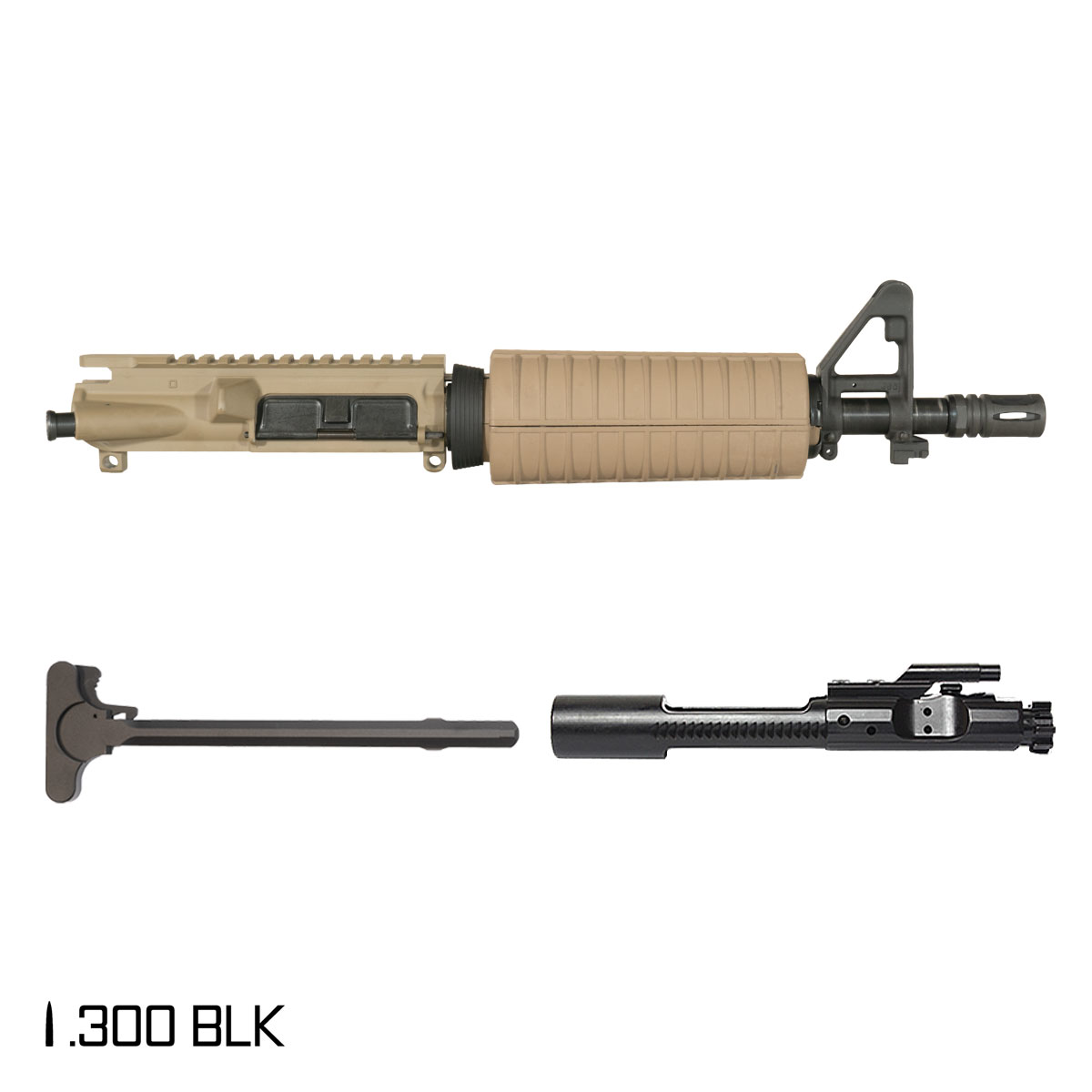 Davidson Defense Sunforge 10.5-inch Pistol-Gas 1:8 300 BLK AR-15 FSB Carbine-Length Drop-In Handguard Pistol Complete Upper Build