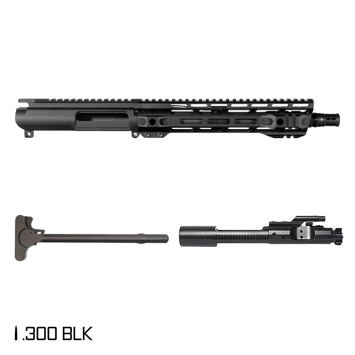 Davidson Defense Atriox 10.5-inch Pistol-Gas 1:8 300 BLK AR-15 M-Lok Pistol Complete Upper Build, Plan B Bartizan Muzzle Brake