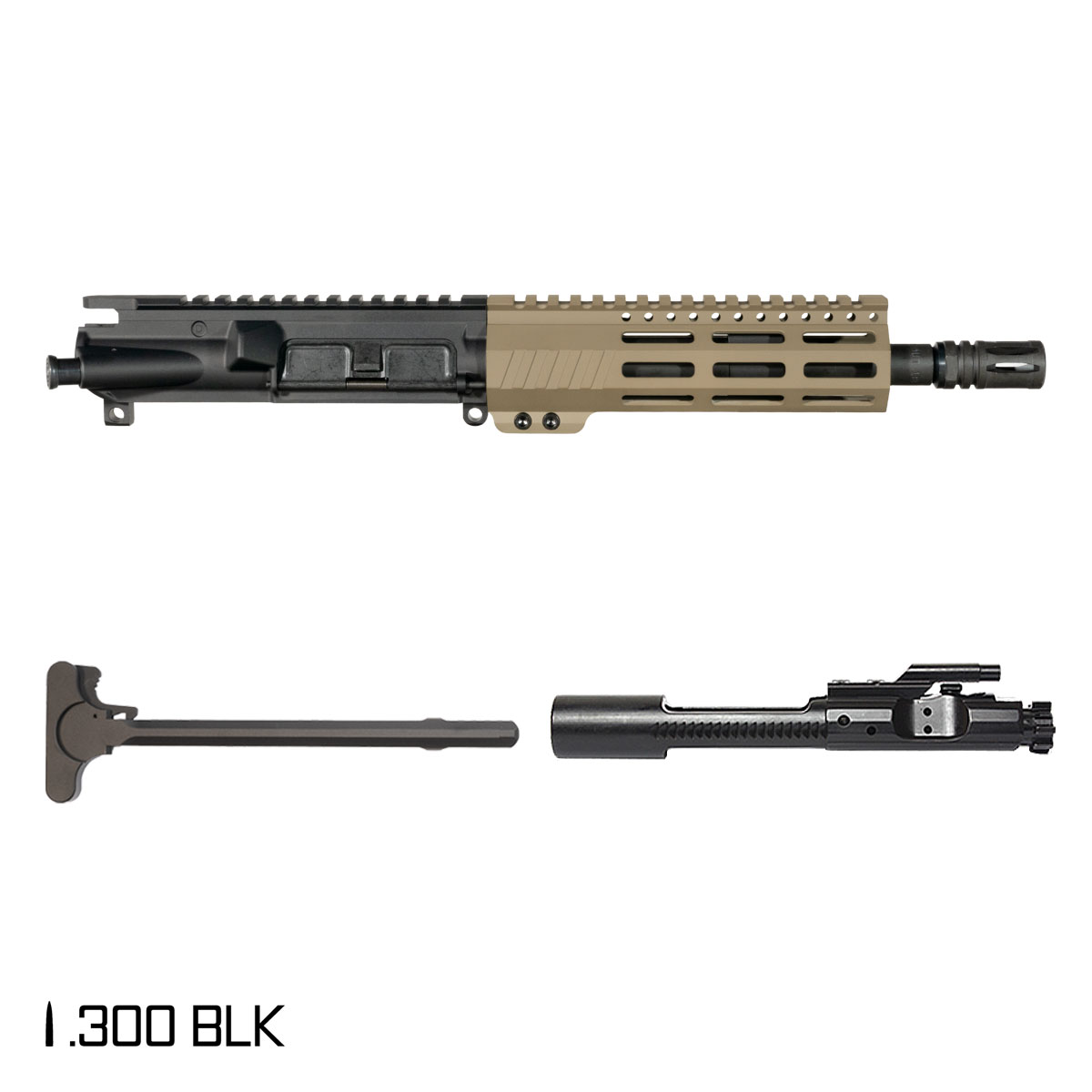 Davidson Defense Desert 8.5-inch Pistol-Gas 1:8 300 BLK AR-15 M-Lok Pistol Complete Upper Build