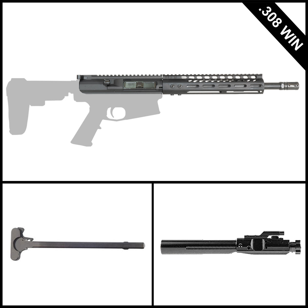 Davidson Defense Romenna 12.5-inch LR-308 .308 Win Pistol Complete Upper