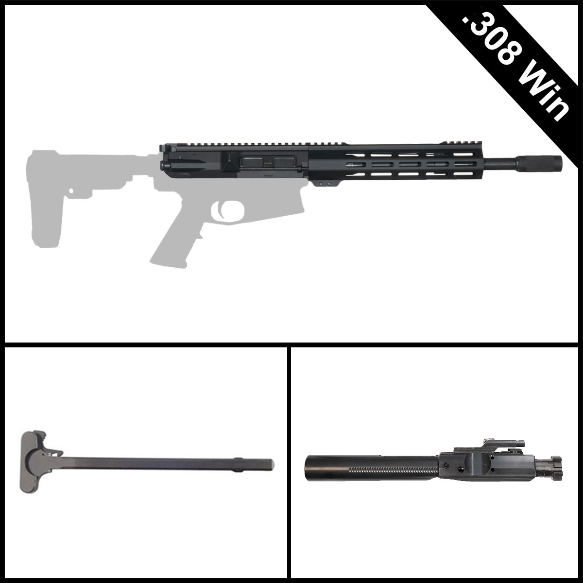 Davidson Defense Inferna 12.5-inch LR-308 .308 Win Pistol Complete Upper