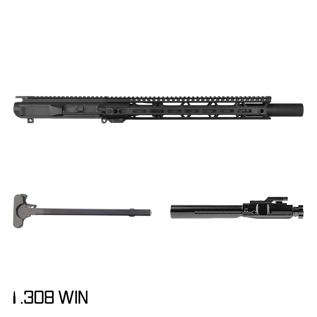 Davidson Defense Trailhead 12.5-inch Pistol-Gas 1:10 308 AR-10 M-Lok Pistol Complete Upper Build
