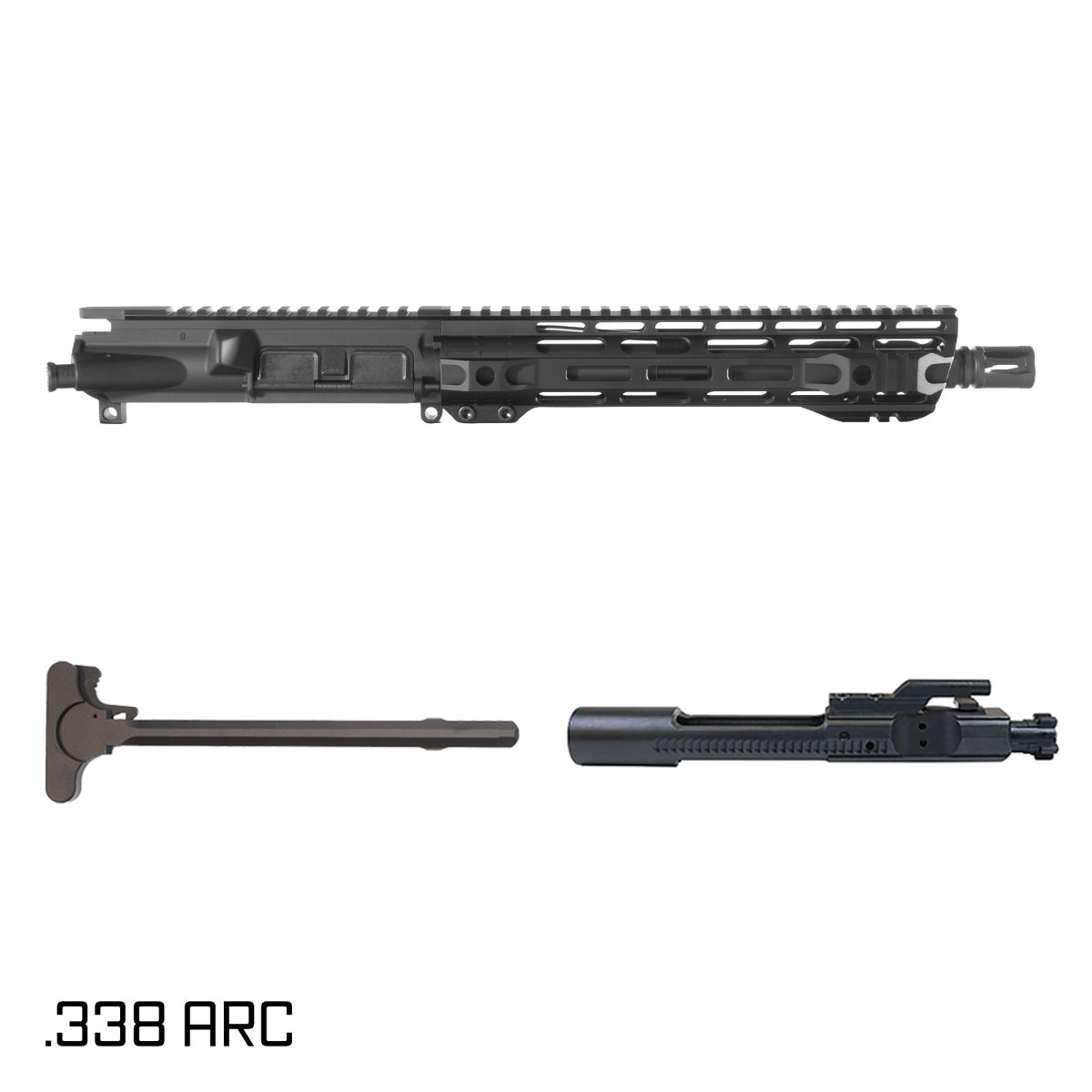 Davidson Defense Atriox 10.5-inch Pistol-Gas 1:8 .338 ARC AR-15 Freefloat M-Lok Handguard Pistol Complete Upper Build