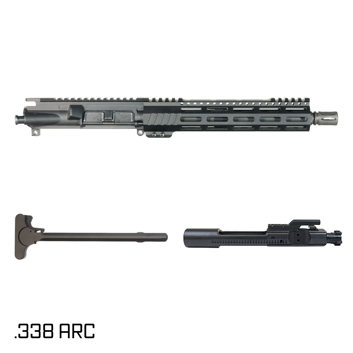 Davidson Defense Aegis Lightweight 10.5-inch Pistol-Gas 1:8 .338 ARC AR-15 Freefloat M-Lok Handguard Pistol Complete Upper Build