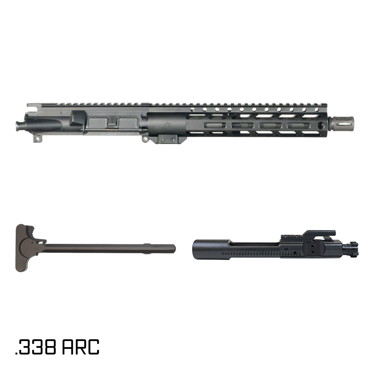 Davidson Defense High Orbit 10.5-inch Pistol-Gas 1:8 .338 ARC AR-15 Freefloat M-Lok Handguard Pistol Complete Upper Build