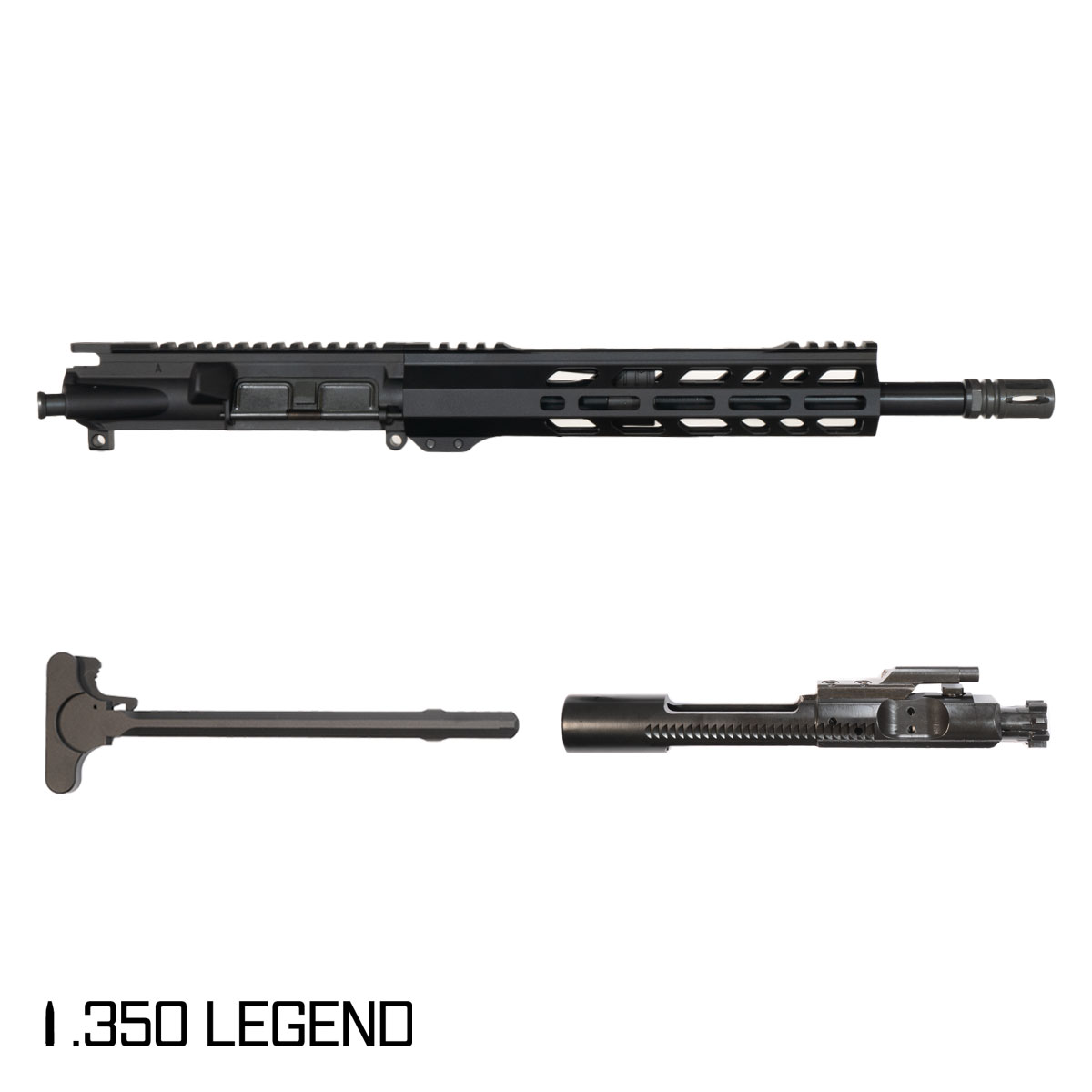 Davidson Defense Tango Down 12.5-inch Pistol-Gas 1:16 .350 Legend AR-15 Freefloat M-Lok Handguard Pistol Complete Upper