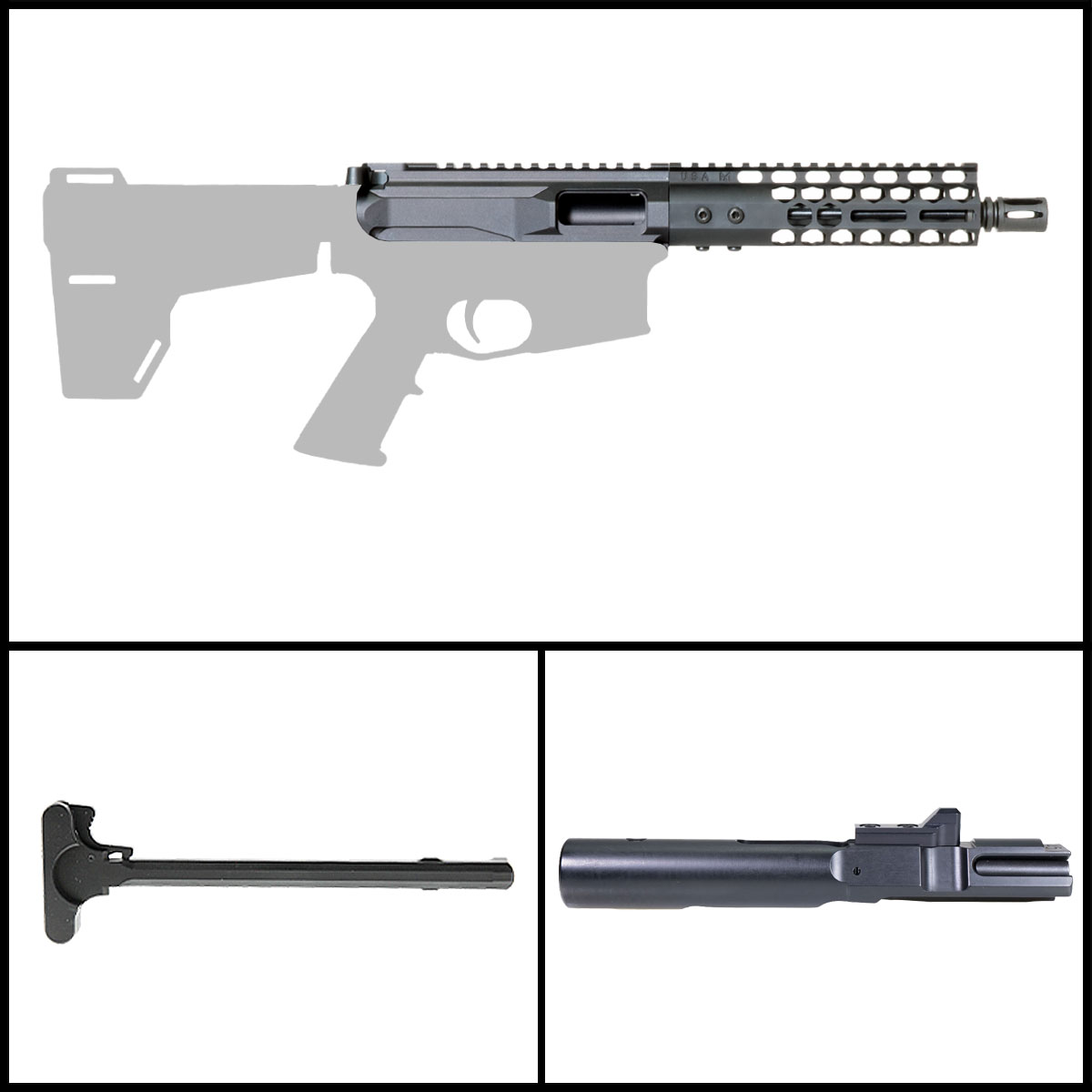 Davidson Defense 'Summer of '45' 8-inch AR-15 .45 ACP Nitride Pistol ...