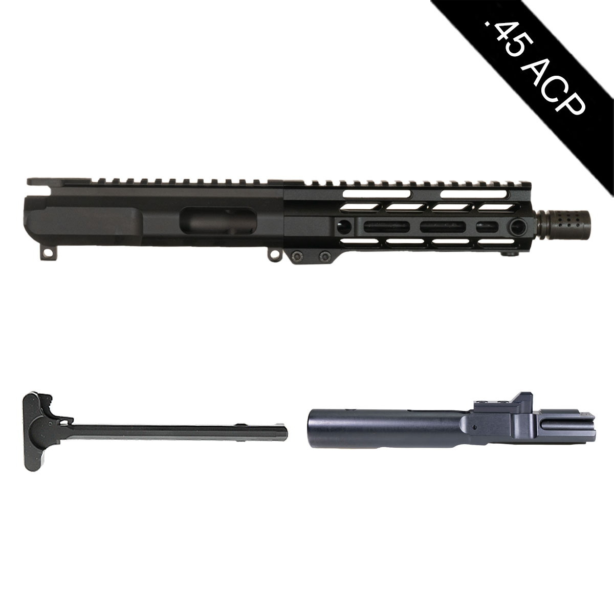 Davidson Defense Roughhouse 8-inch AR-15 .45 ACP Pistol Complete Upper