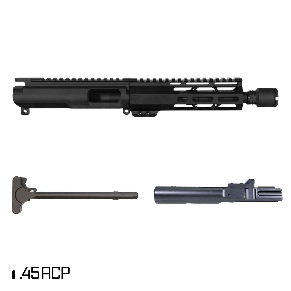 Davidson Defense Ghostshot 7.5-inch 1:16 .45 ACP AR-15 M-Lok Handguard Pistol Complete Upper Build
