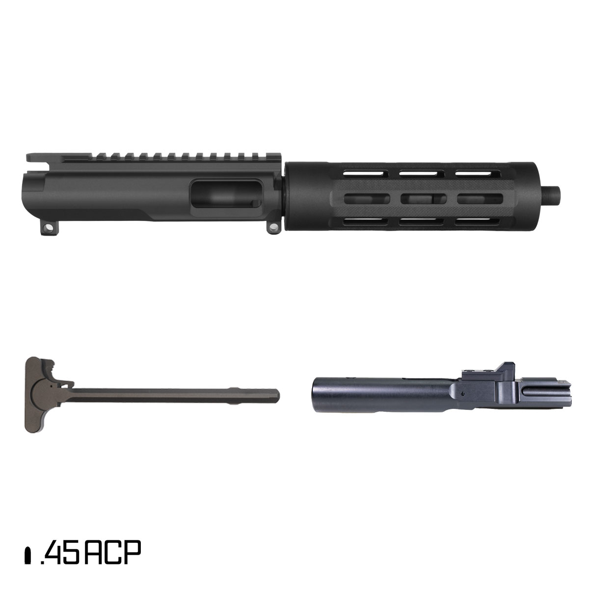 Davidson Defense Suppressor Ready Dread 7.5-inch 1:16 45ACP AR-45 Freefloat Tubular M-Lok Handguard Pistol Complete Upper Build