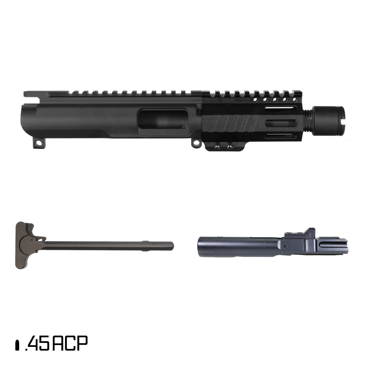 Davidson Defense Aegis 5-inch 1:16 45ACP AR-45 Freefloat M-Lok Handguard Pistol Complete Upper Build