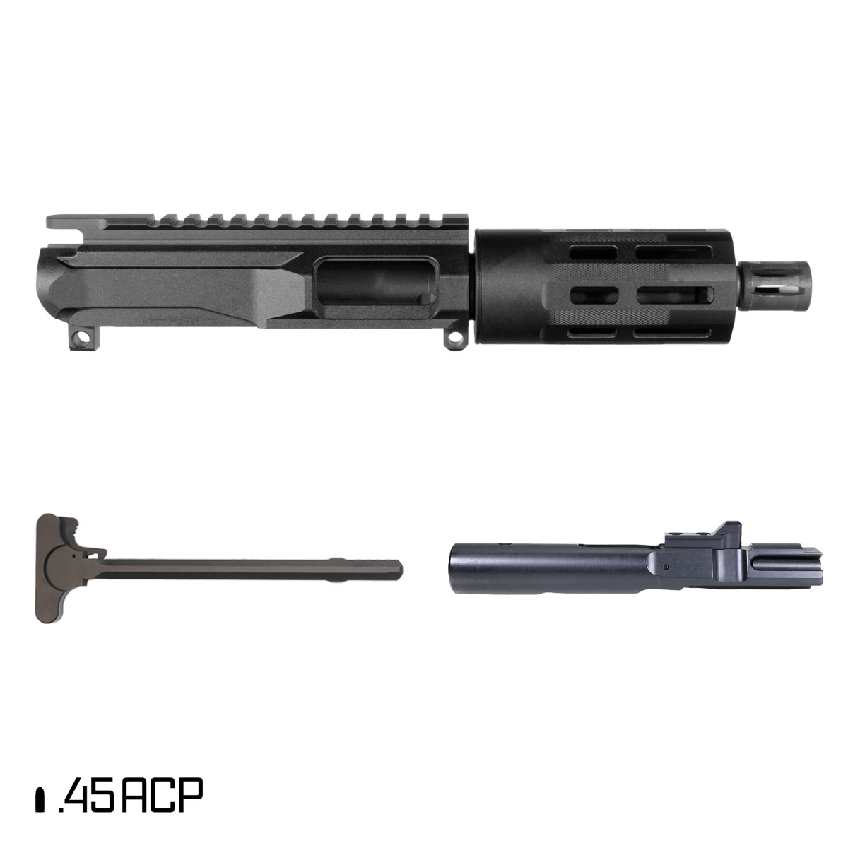 Davidson Defense Thumper 5-inch 1:16 45ACP AR-45 Freefloat M-Lok Handguard Pistol Complete Upper Build