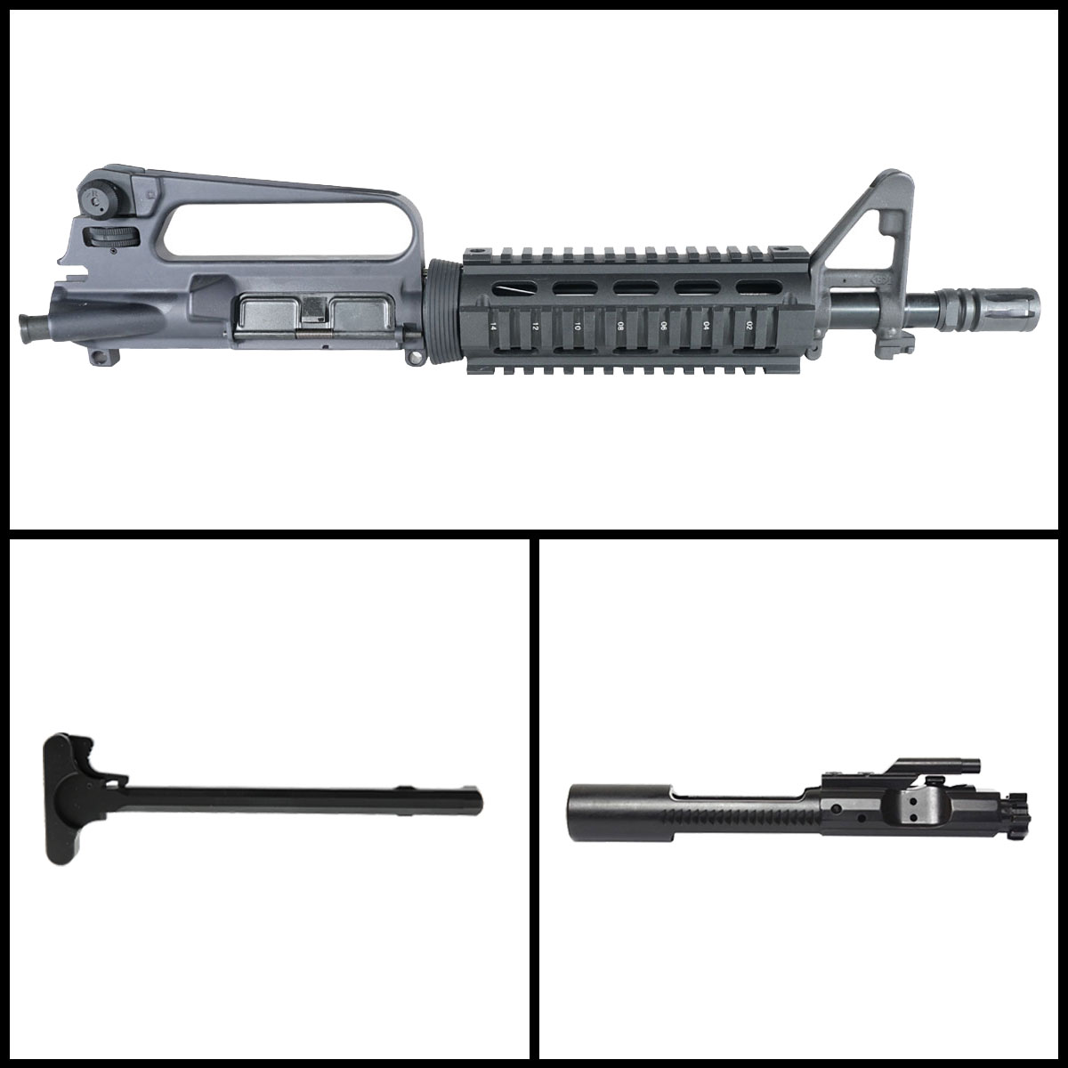 'ARKX 556- Quad Rail' 10.5-inch AR-15 5.56 NATO Nitride Pistol Complete ...