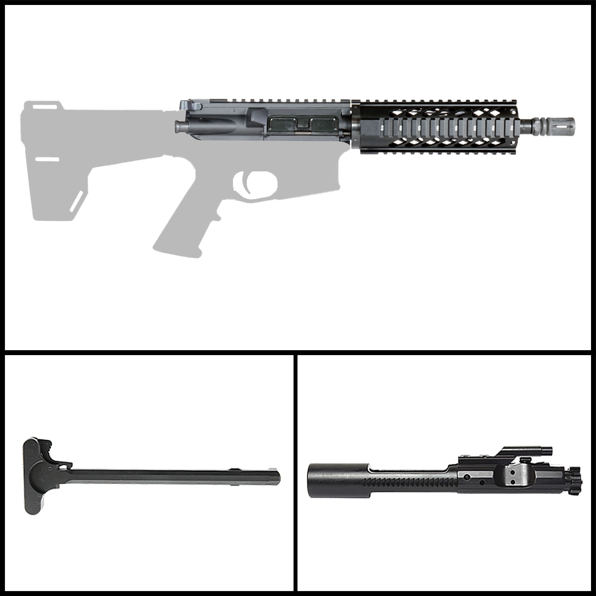 Davidson Defense 'Spectre' 8.5-inch AR-15 5.56 NATO Nitride Pistol Complete Upper Build