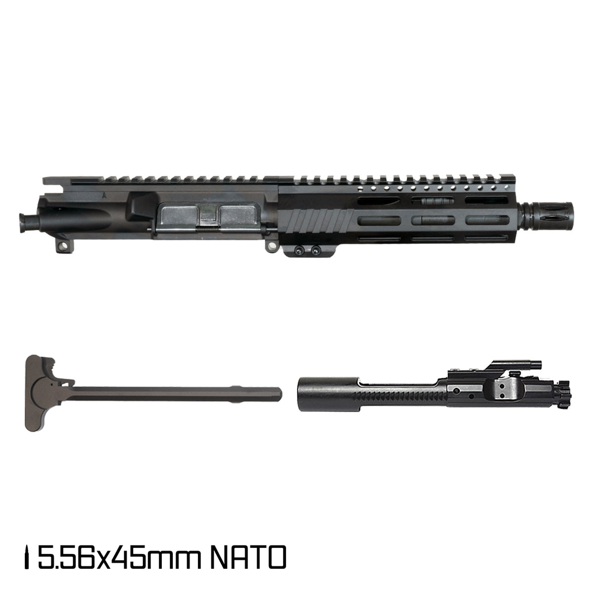 Davidson Defense Aegis 7.5-inch Pistol-Gas 1:7 5.56 NATO AR-15 Freefloat M-Lok Handguard Pistol Complete Upper Build