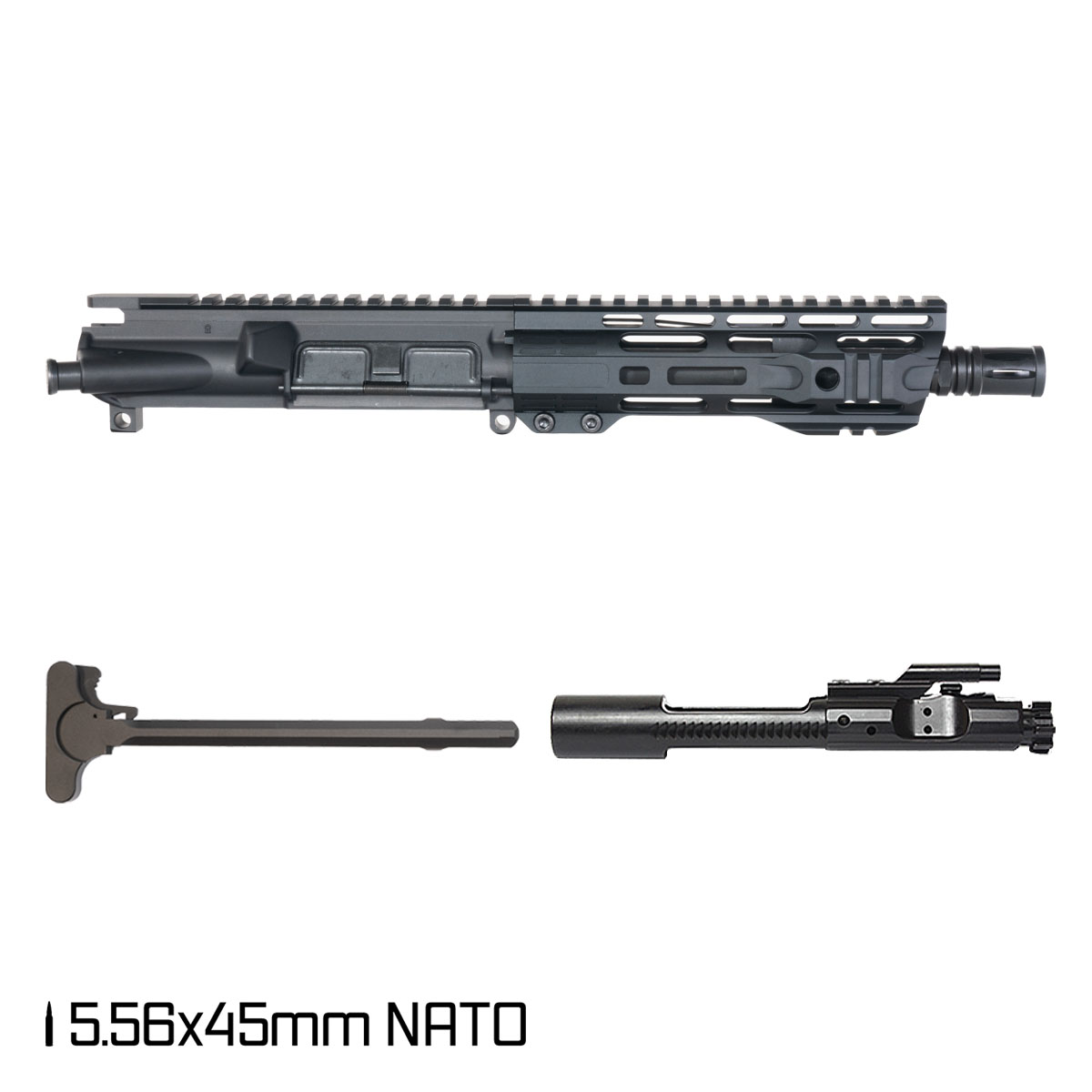 Davidson Defense Atriox 7.5-inch Pistol-Gas 1:7 5.56 NATO AR-15 Freefloat M-Lok Handguard Pistol Complete Upper Build