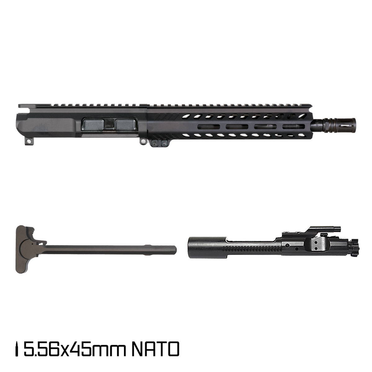 Davidson Defense Cutlass 10.5-inch Carbine-Gas 1:8 5.56 NATO AR-15 Freefloat M-Lok Handguard Pistol Complete Upper Build