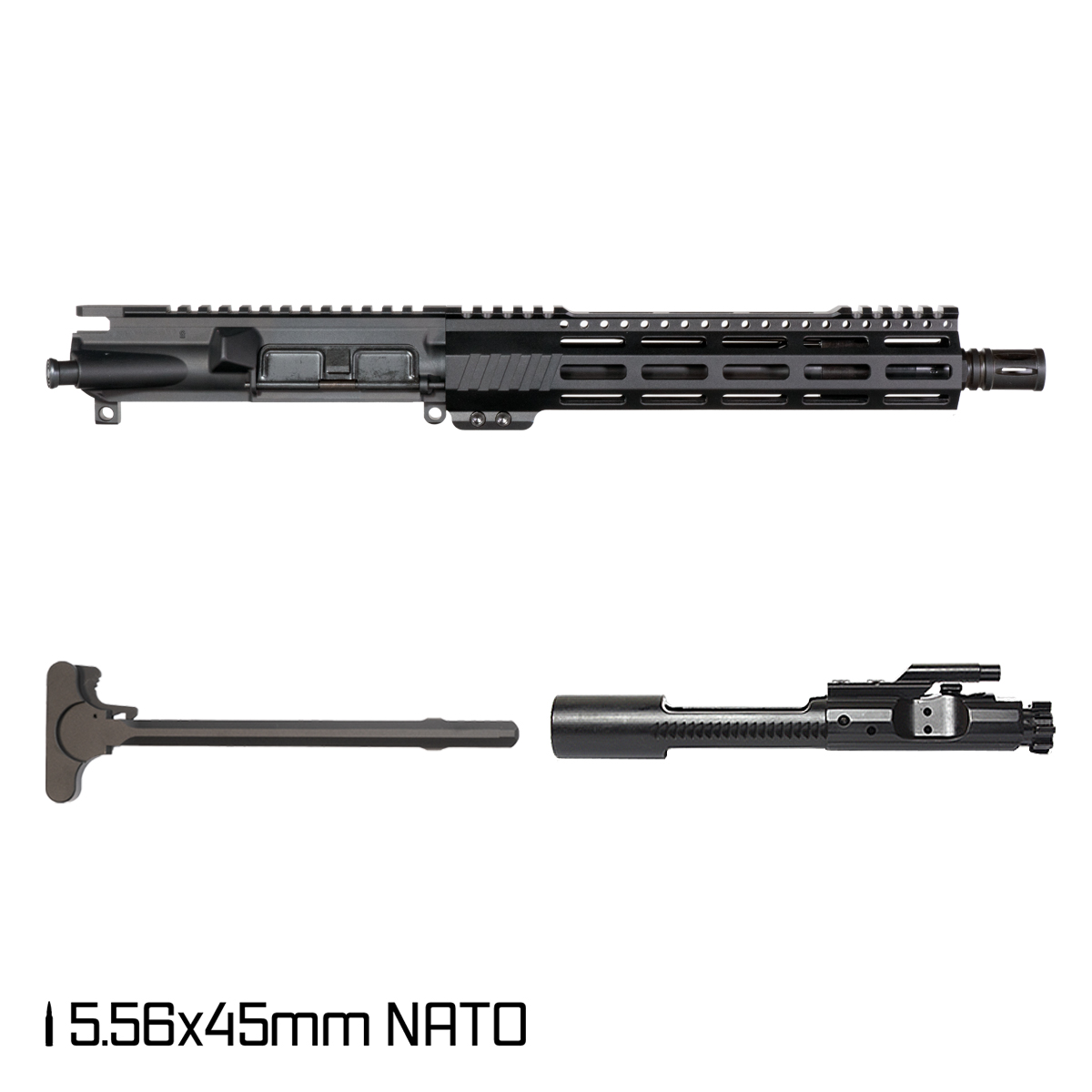 Davidson Defense Aegis Lightweight 10.5-inch Carbine-Gas 1:8 5.56 NATO AR-15 Freefloat M-Lok Handguard Pistol Complete Upper Build