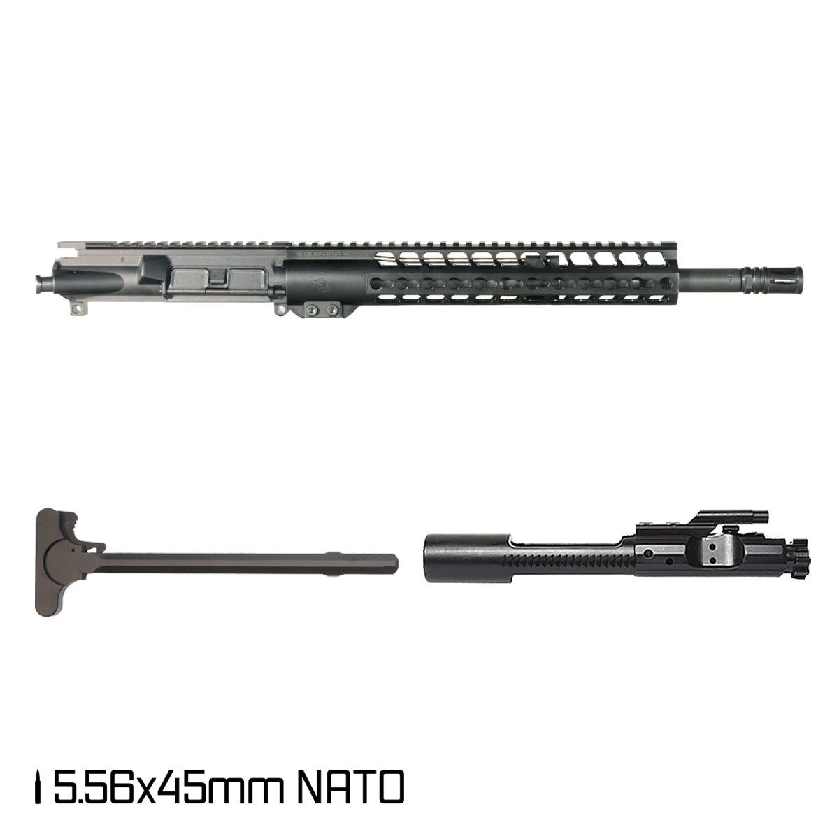Davidson Defense Warden 14.5-inch Carbine-Gas 1:7 5.56 NATO AR-15 Freefloat Keymod Handguard Pistol Complete Upper Build