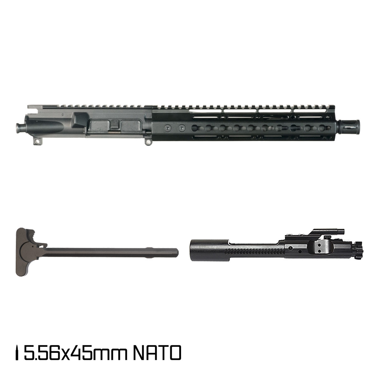 Davidson Defense Warden Duty 10.5-inch Carbine-Gas 1:7 5.56 NATO AR-15 Freefloat Keymod Handguard Pistol Complete Upper Build