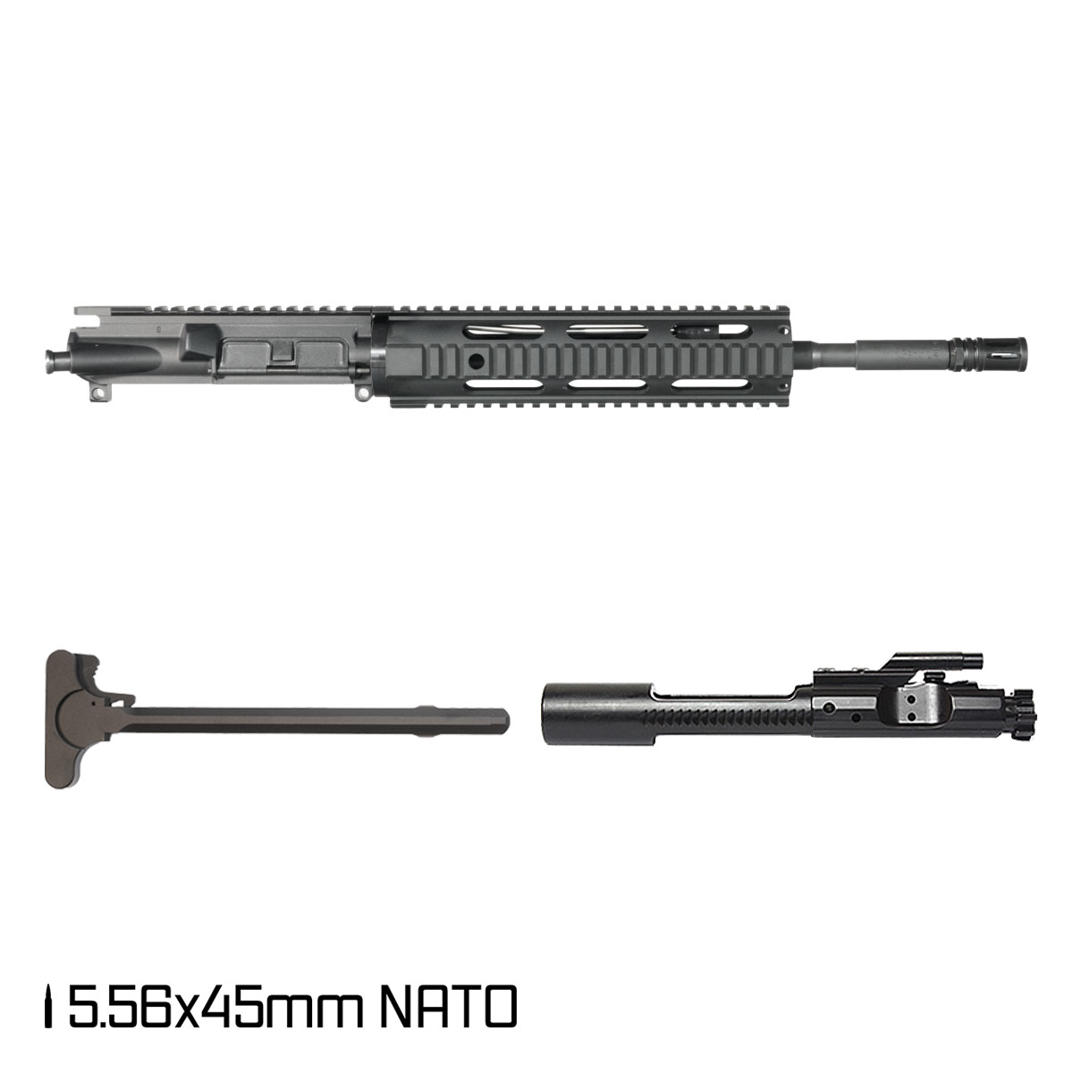 Davidson Defense Keen Beacon 14.5-inch Carbine-Gas 1:7 5.56 NATO AR-15 Freefloat Quad-Rail Handguard Pistol Complete Upper Build
