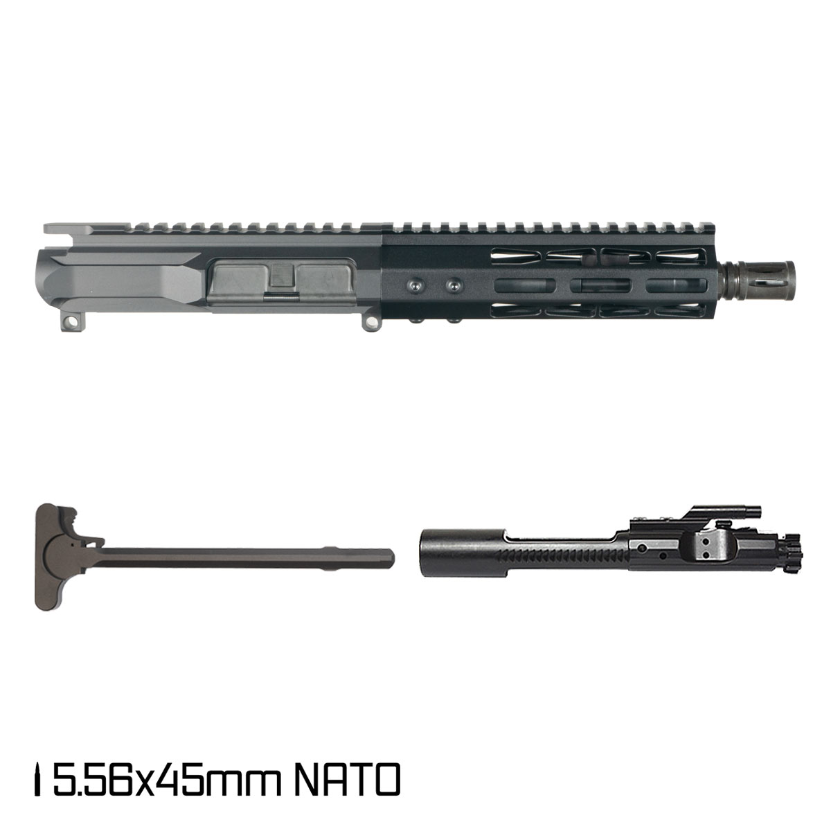 Davidson Defense Aphelion 7.5-inch Pistol-Gas 1:7 5.56 NATO AR-15 Freefloat M-Lok Handguard Pistol Complete Upper Build