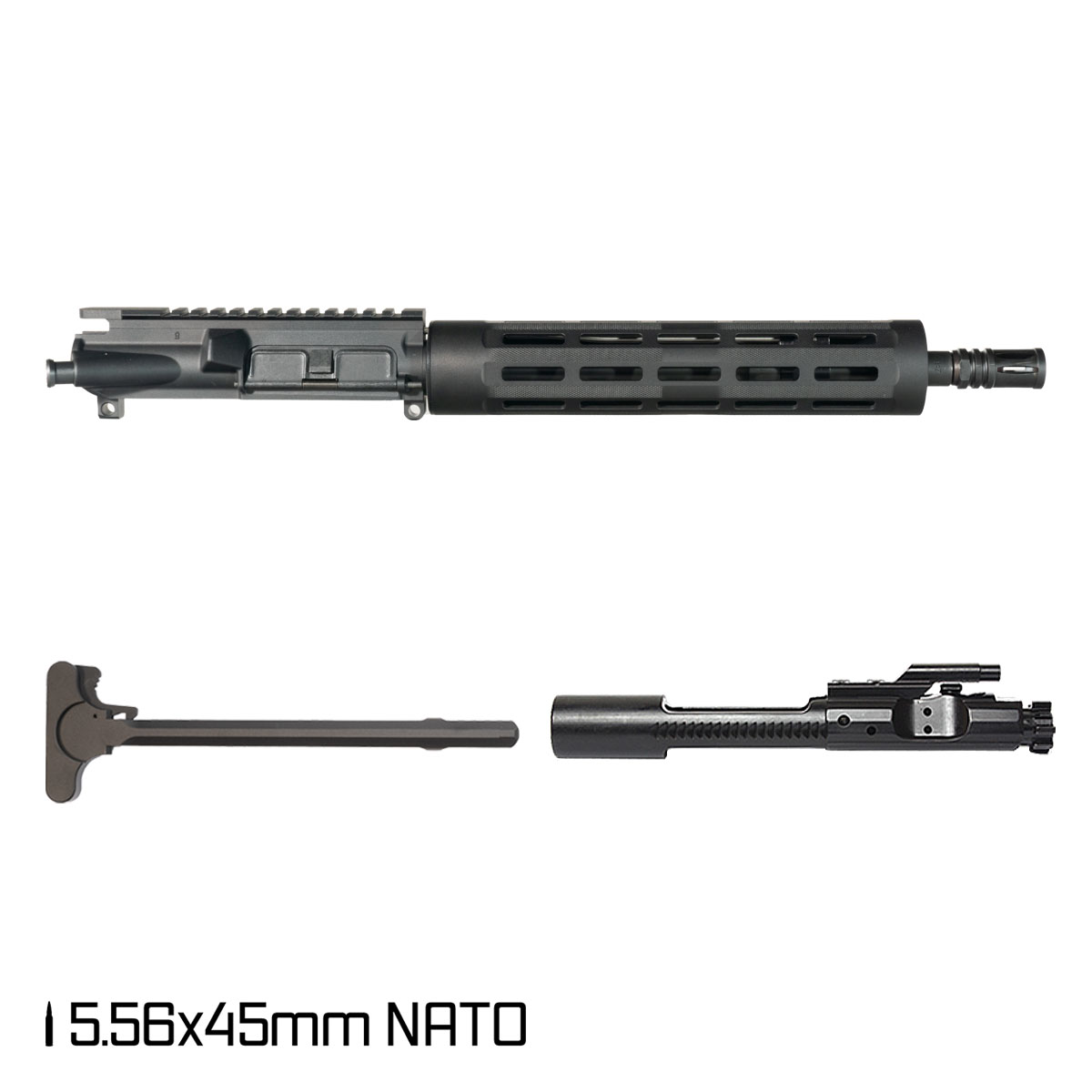 Davidson Defense Hammerfall 11.5-inch Carbine-Gas 1:7 5.56 NATO AR-15 Freefloat Tubular M-Lok Handguard Pistol Complete Upper Build