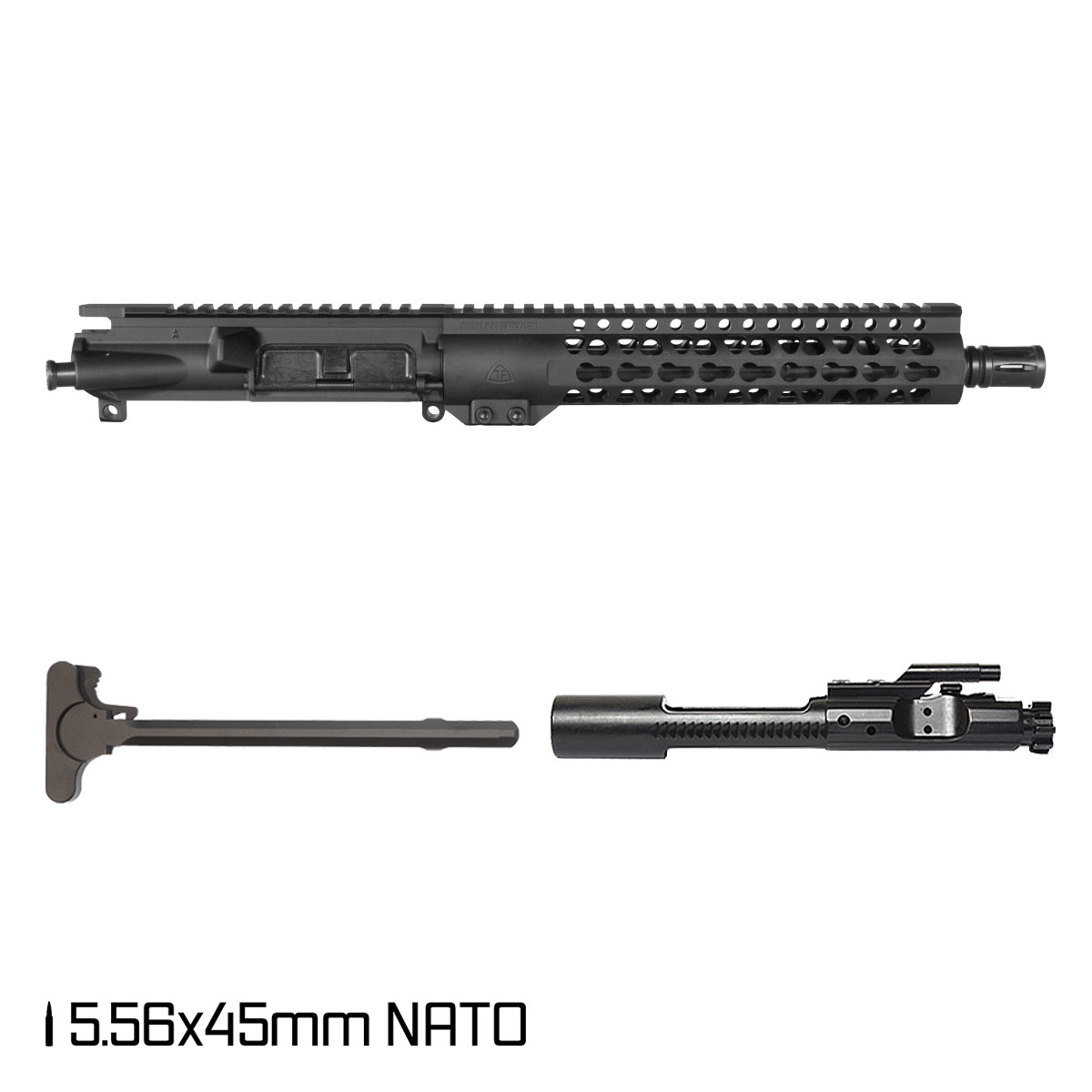Davidson Defense Warden Patrol 10.5-inch Carbine-Gas 1:7 5.56 NATO AR-15 Freefloat Keymod Handguard Pistol Complete Upper Build