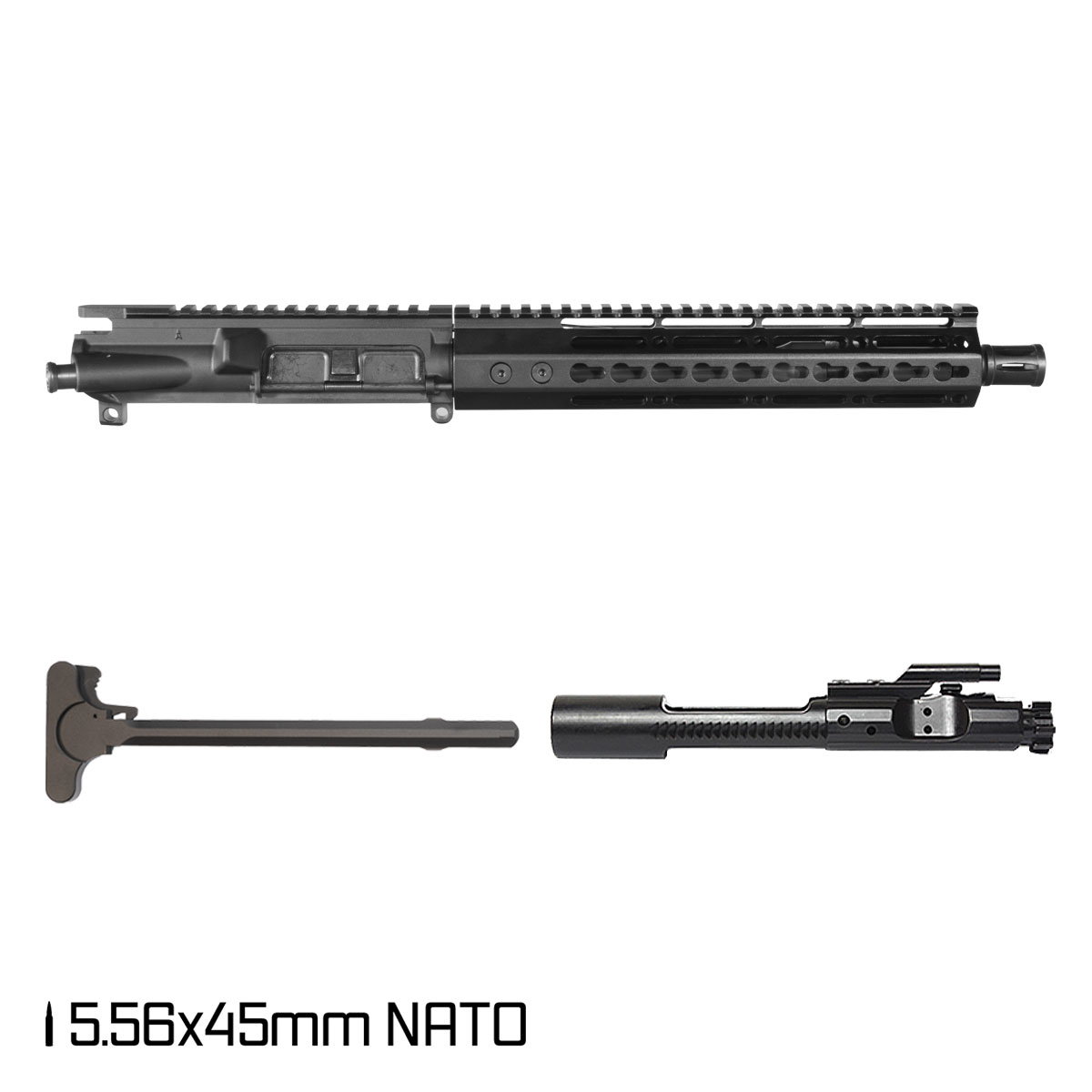 Davidson Defense Warden Duty 10.5-inch Carbine-Gas 1:7 5.56 NATO AR-15 Freefloat Keymod Handguard Pistol Complete Upper Build