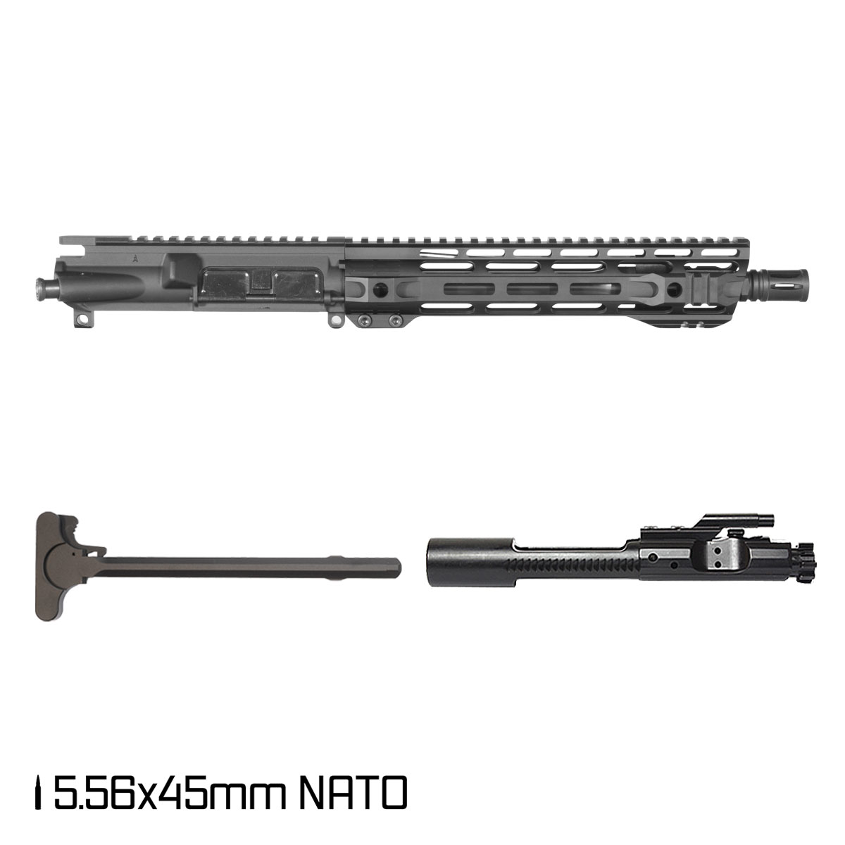 Davidson Defense Atriox 10.5-inch Carbine-Gas 1:7 5.56 NATO AR-15 Freefloat M-Lok Handguard Pistol Complete Upper Build