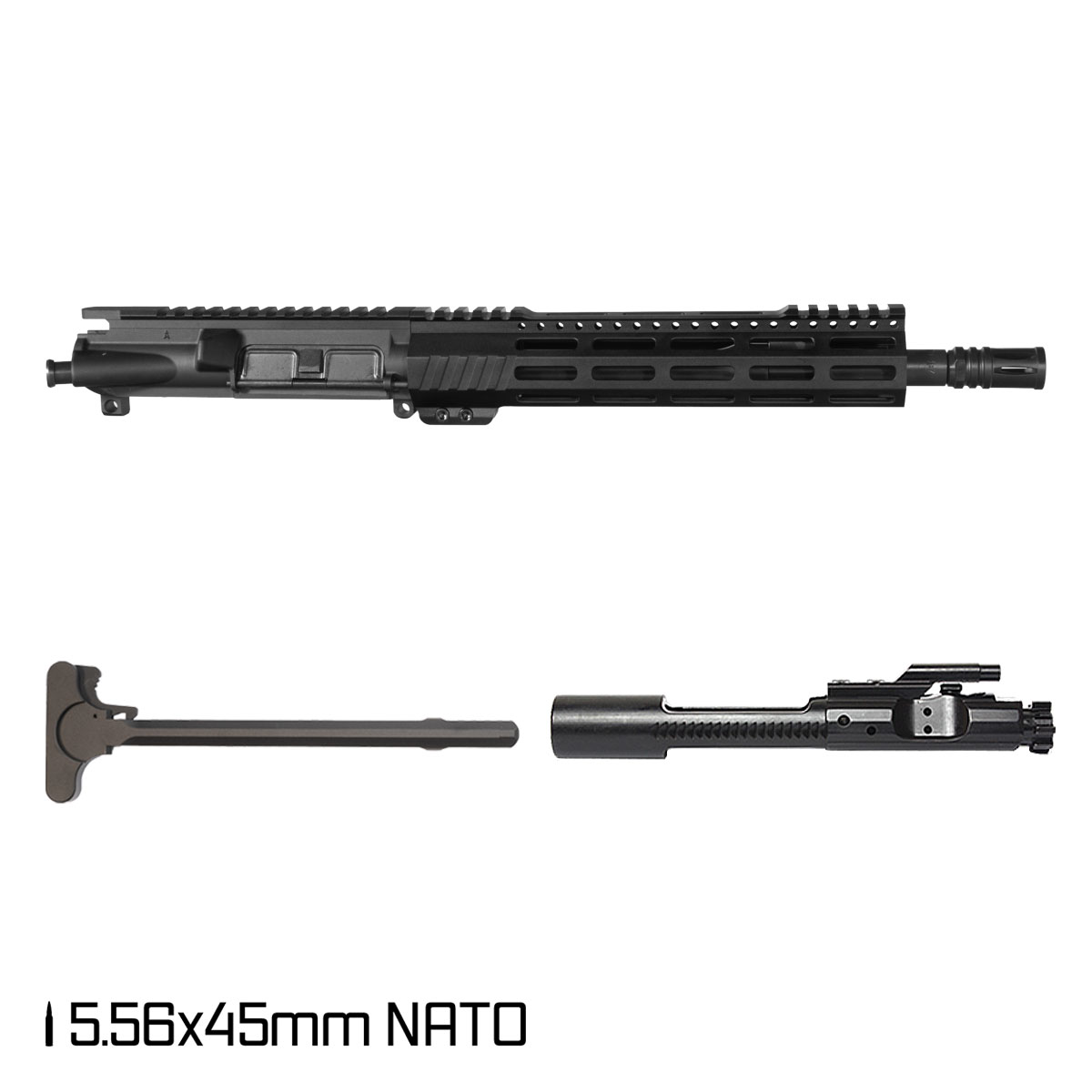Davidson Defense Aegis Lightweight 11.5-inch Carbine-Gas 1:7 5.56 NATO AR-15 Freefloat M-Lok Handguard Pistol Complete Upper Build