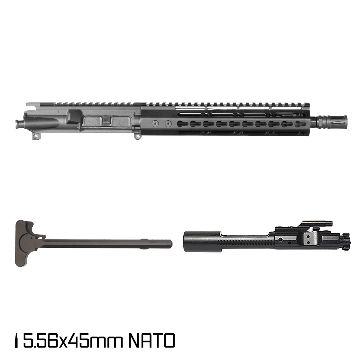 Davidson Defense Warden Duty 11.5-inch Mid-Gas 1:7 5.56 NATO AR-15 Freefloat Keymod Handguard Pistol Complete Upper Build