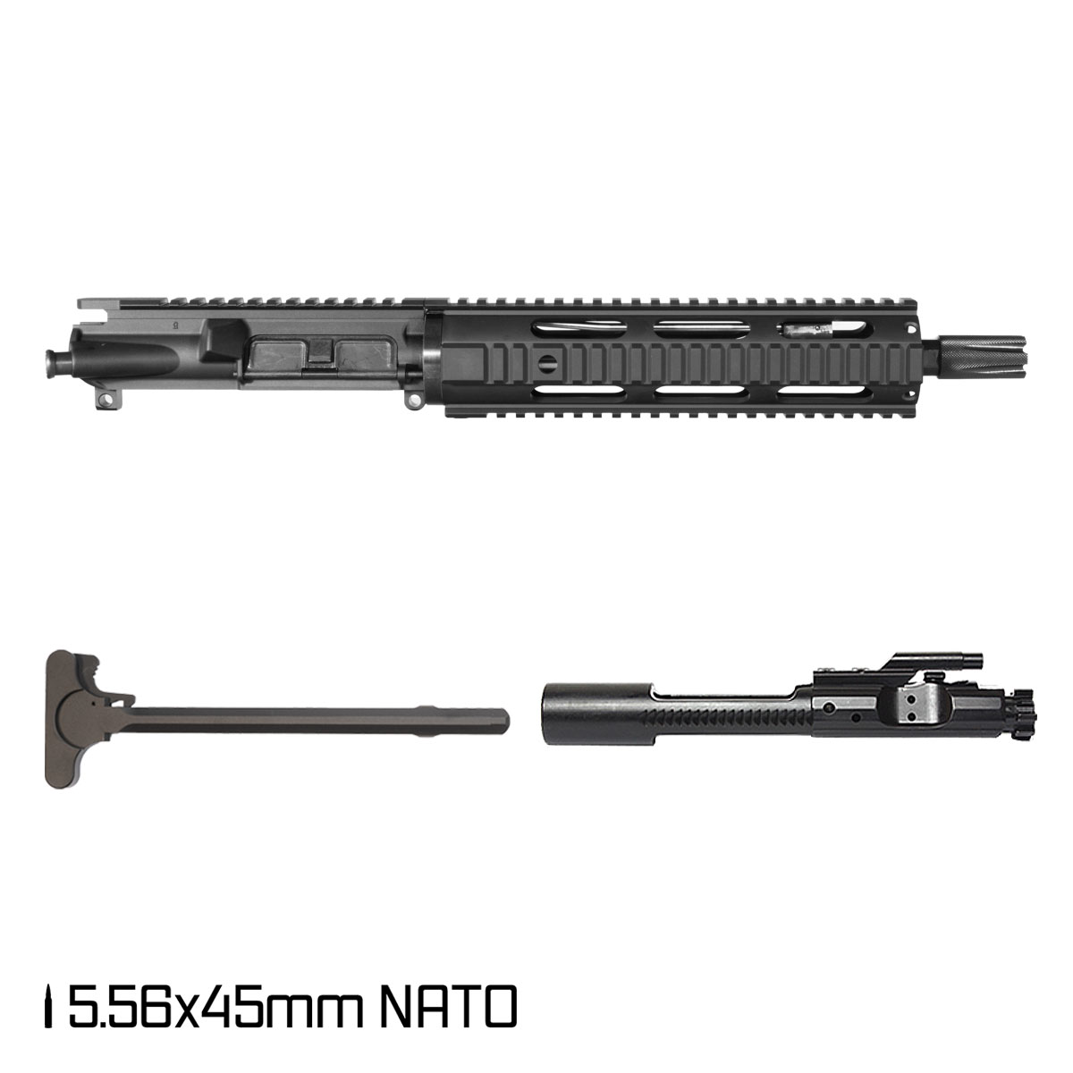Davidson Defense Mission Manager 10.5-inch Carbine-Gas 1:7 5.56 NATO AR-15 Freefloat Quad-Rail Handguard Pistol Complete Upper Build