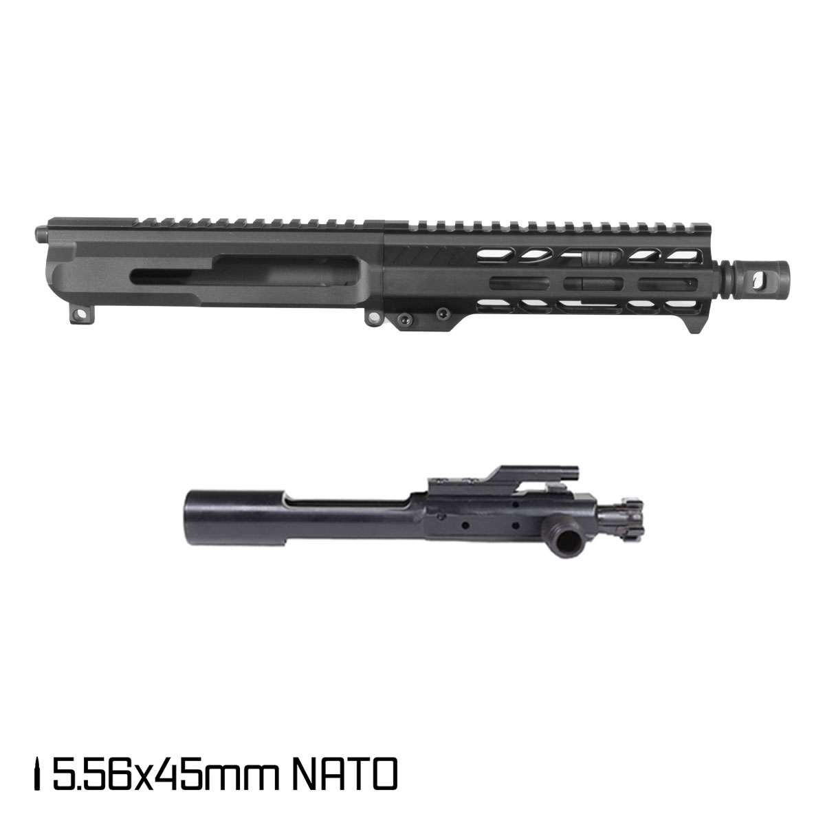 Davidson Defense Tanto 7.5-inch Pistol-Gas 1:7 5.56 NATO AR-15 Freefloat M-Lok Handguard Pistol Complete Upper Build