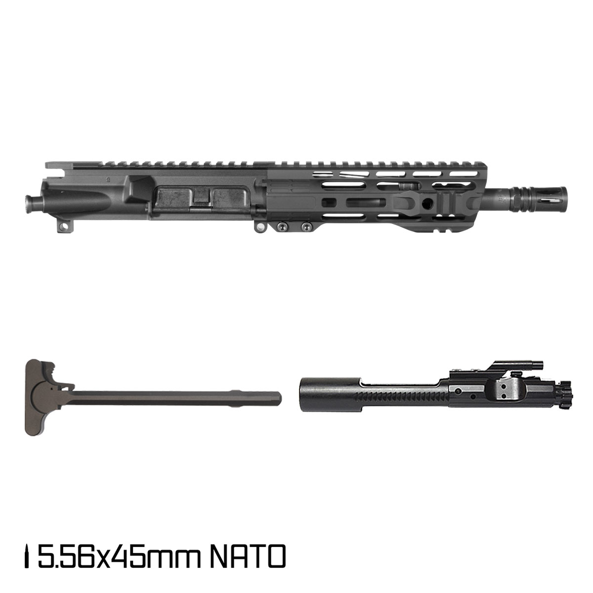 Davidson Defense Diaval 8.5-inch Pistol-Gas 1:7 5.56x45mm NATO AR-15 Freefloat M-Lok Handguard Pistol Complete Upper Build