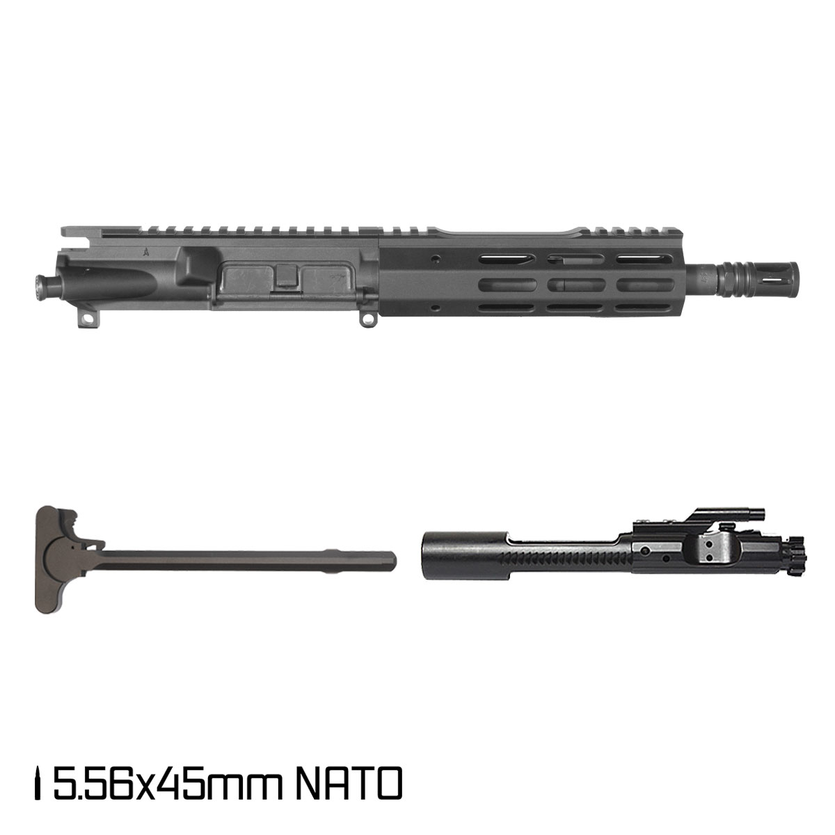 Davidson Defense Checkmate 8.5-inch Pistol-Gas 1:7 556 AR-15 Freefloat M-Lok Handguard Pistol Complete Upper Build