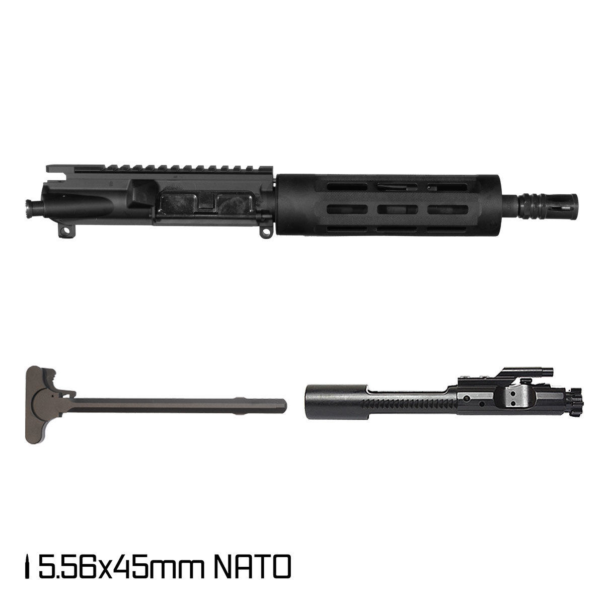 Davidson Defense Chark 8.5-inch Pistol-Gas 1:7 556 AR-15 Freefloat Tubular M-Lok Handguard Pistol Complete Upper Build
