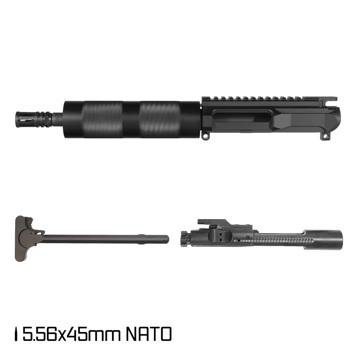 Davidson Defense Left-Handed Labyrinth 8.5-inch Pistol-Gas 1:7 5.56 NATO AR-15 Freefloat Tubular Handguard Pistol Complete Upper Build