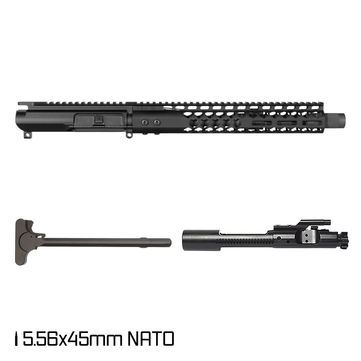 Davidson Defense Kingswake 11.5-inch Carbine-Gas 1:7 5.56 NATO AR-15 M-Lok Handguard Pistol Complete Upper Build