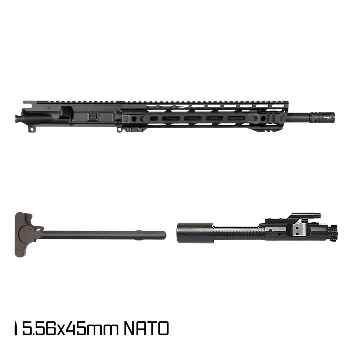 Davidson Defense Sworn Oath 14.5-inch Mid-Gas 1:7 5.56 NATO AR-15 M-Lok Pistol Complete Upper Build
