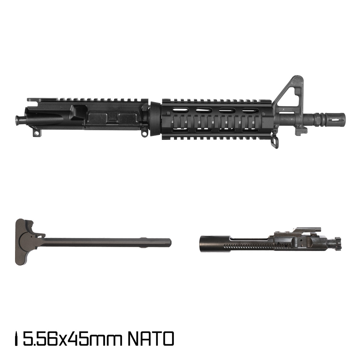 Davidson Defense Iron Guard 10.5-inch 1:8 5.56 NATO AR-15 Drop-In Quad-Rail Pistol Complete Upper Build