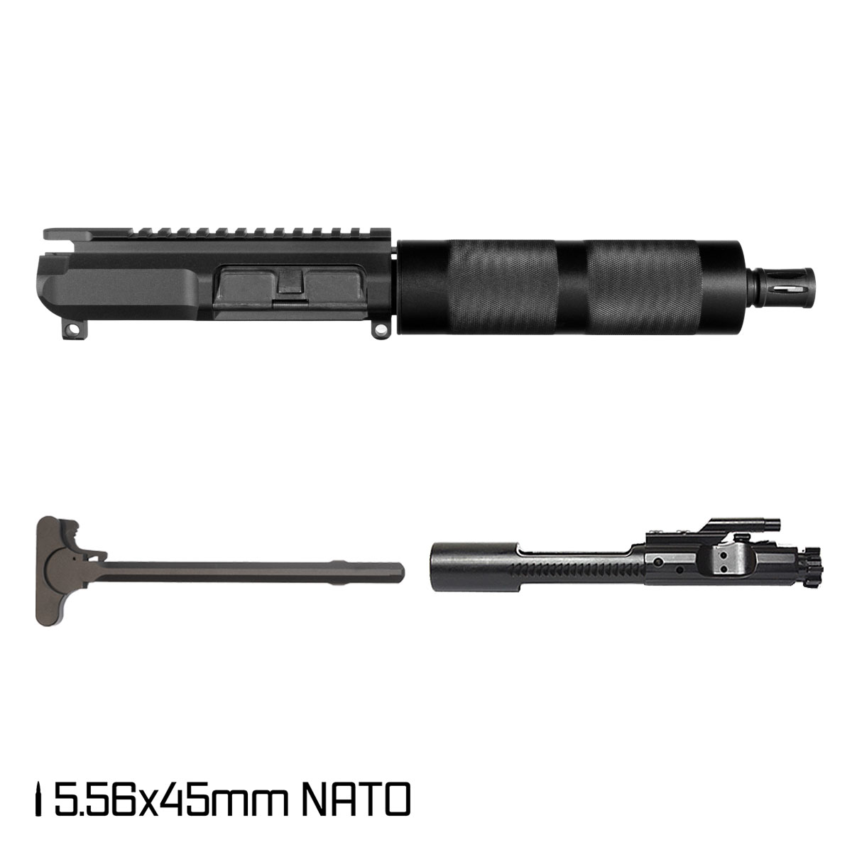 Davidson Defense Silver Fang 7.5-inch Pistol-Gas 1:7 5.56 NATO AR-15 Tubular Pistol Complete Upper Build