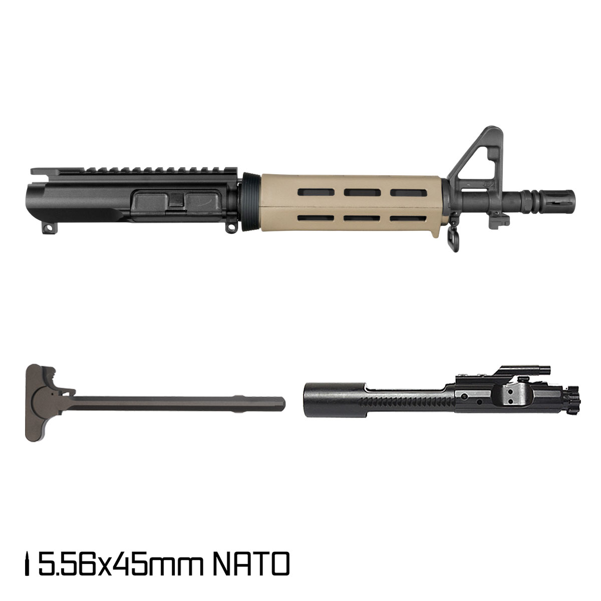 Davidson Defense The Ranger 10.5-inch 1:8 5.56 NATO AR-15 Drop-In M-Lok Handguard Pistol Complete Upper Build