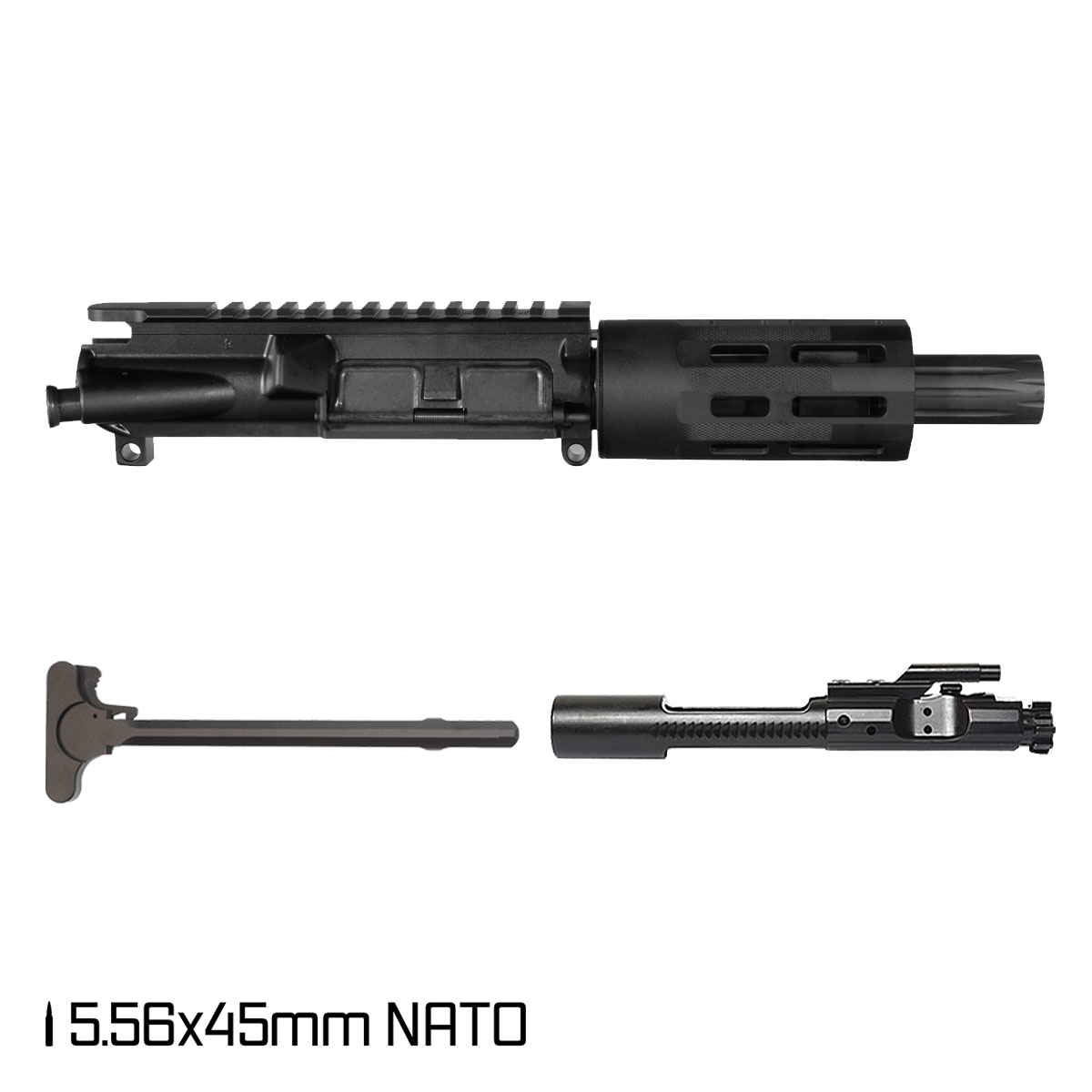 Davidson Defense Shogun 4.5-inch Micro-Gas 1:7 5.56 NATO AR-15 M-Lok Pistol Complete Upper Build