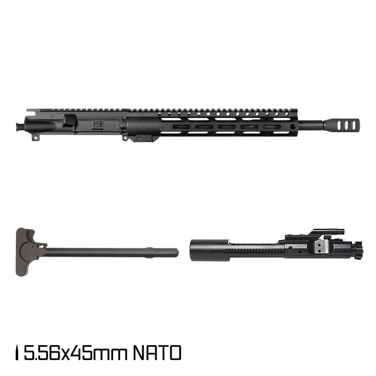 Davidson Defense Exercitus 14.5-inch Mid-Gas 1:7 5.56 NATO AR-15 M-Lok Pistol Complete Upper Build