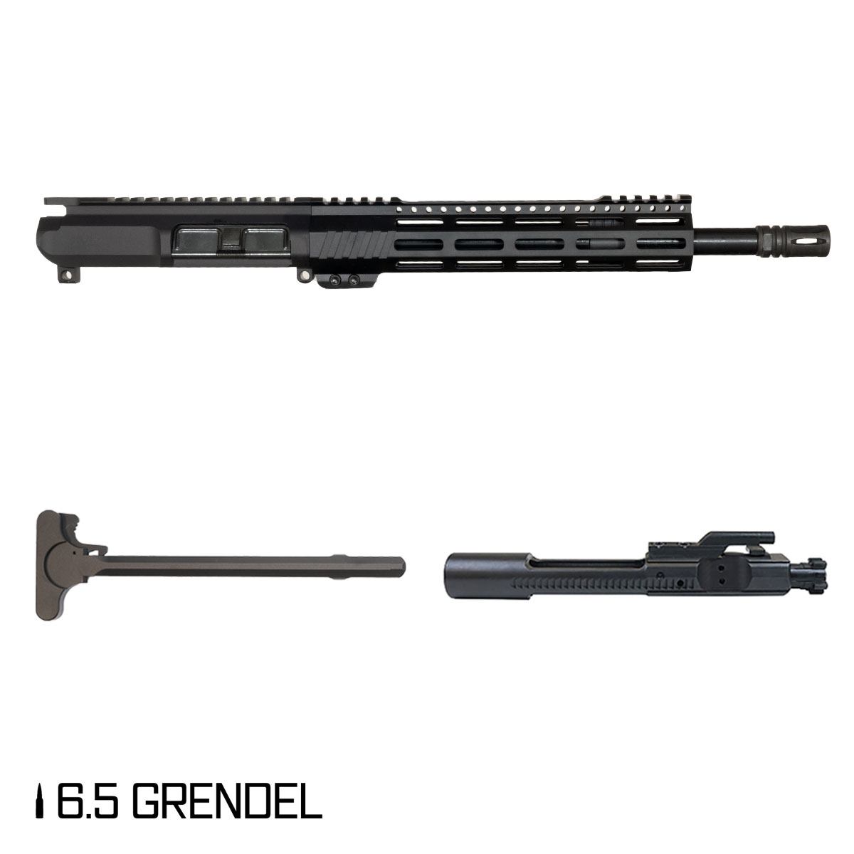 Davidson Defense Sawbreaker 12.5-inch Carbine-Gas 1:8 6.5 Grendel AR-15 Freefloat M-Lok Handguard Pistol Complete Upper Build